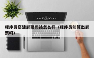 灌云程序员搭建彩票网站怎么样（程序员能算出彩票吗）